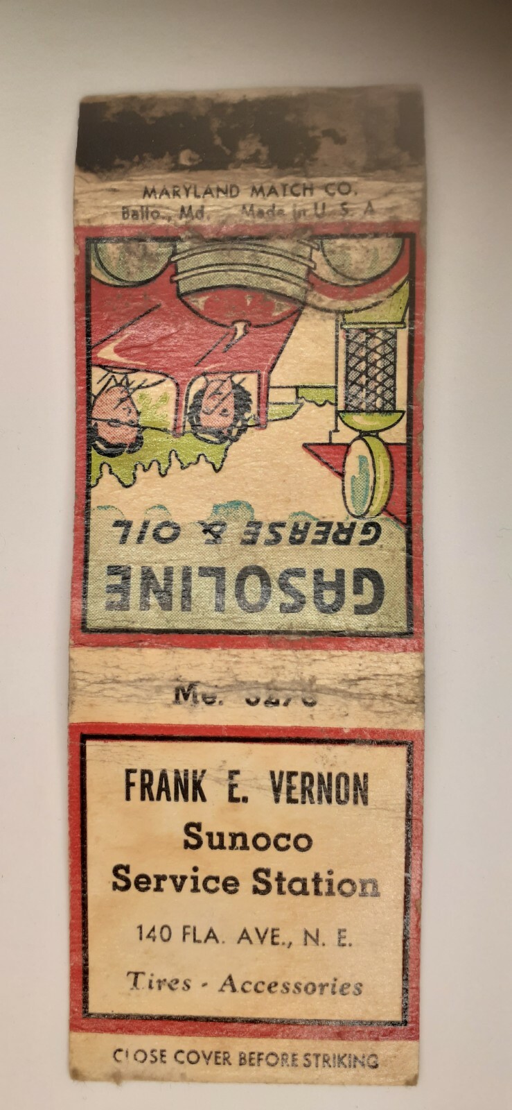 Matchbook Sunoco Service Station - Frank E. Vernon