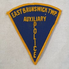 East Brunswick Twp NJ Auxiliary Police Uniform Patch Middlesex County picture