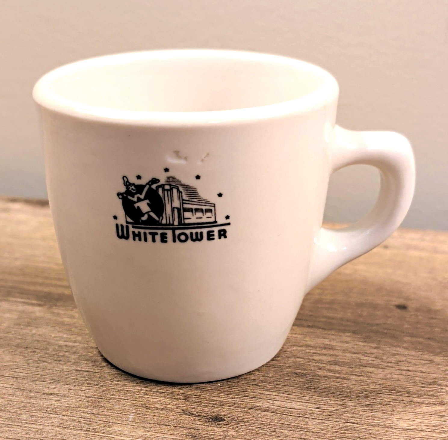 Vintage 1948 White Tower Hamburgers Restaurant Coffee Mug Carr China Grafton WV Vintage 1948 White Tower Hamburgers Restaurant Coffee Mug Carr China Grafton WV