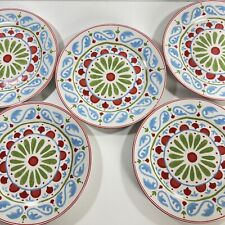 Dover & York Moroccan theme 10 1/4” / Five Beautiful Plates / Vintage picture