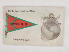 1913 Dover NH Surely is the Best Pennant Postcard New Hampshire Strafford County picture