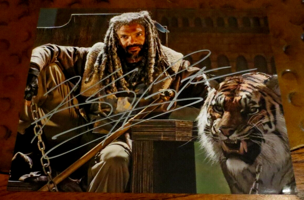 Khary Payton signed autographed 8x10 photo King Ezekiel Sutton The Walking Dead