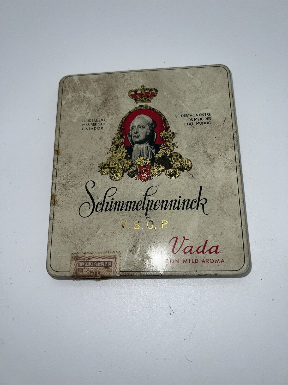 Schimmelpenninck 10 Sigaren Cigarette Tin Box Holland by Vada - Swanky Barn