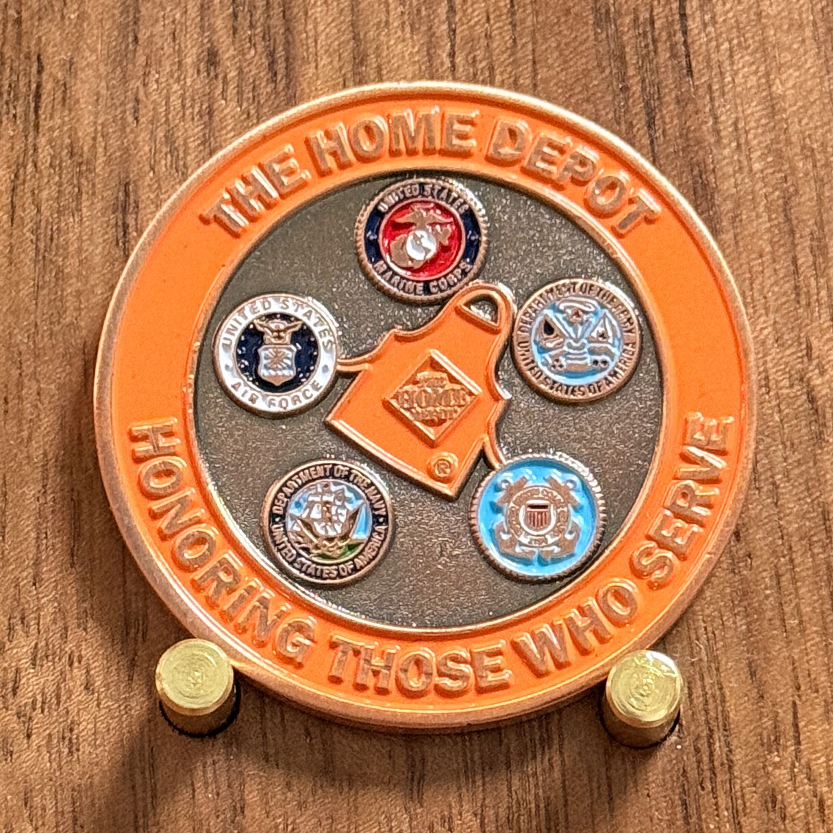 Home Depot Military Branches Veterans Day Iwo Jima Challenge Coin 1#39 Home Depot Military Branches Veterans Day Iwo Jima Challenge Coin 1#39