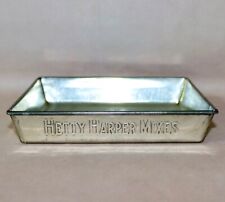 Hetty Harper Mixes ~ Square 7 1/4” Tin Cake Pan 1930’s Vintage picture