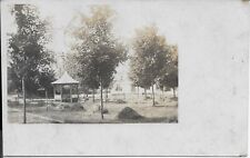 Gazebo in Barton sent to Proctorsville VT  RPPC Real Photo postally used in 1907 picture