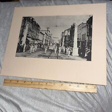 Vintage Matted Print: Educational Day Greensboro NC Centennial 1808 - 1908 picture