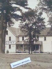 1918 RPPC of The PINES Store & POST OFFICE in WEST CANAAN NY with SOCONY Sign picture