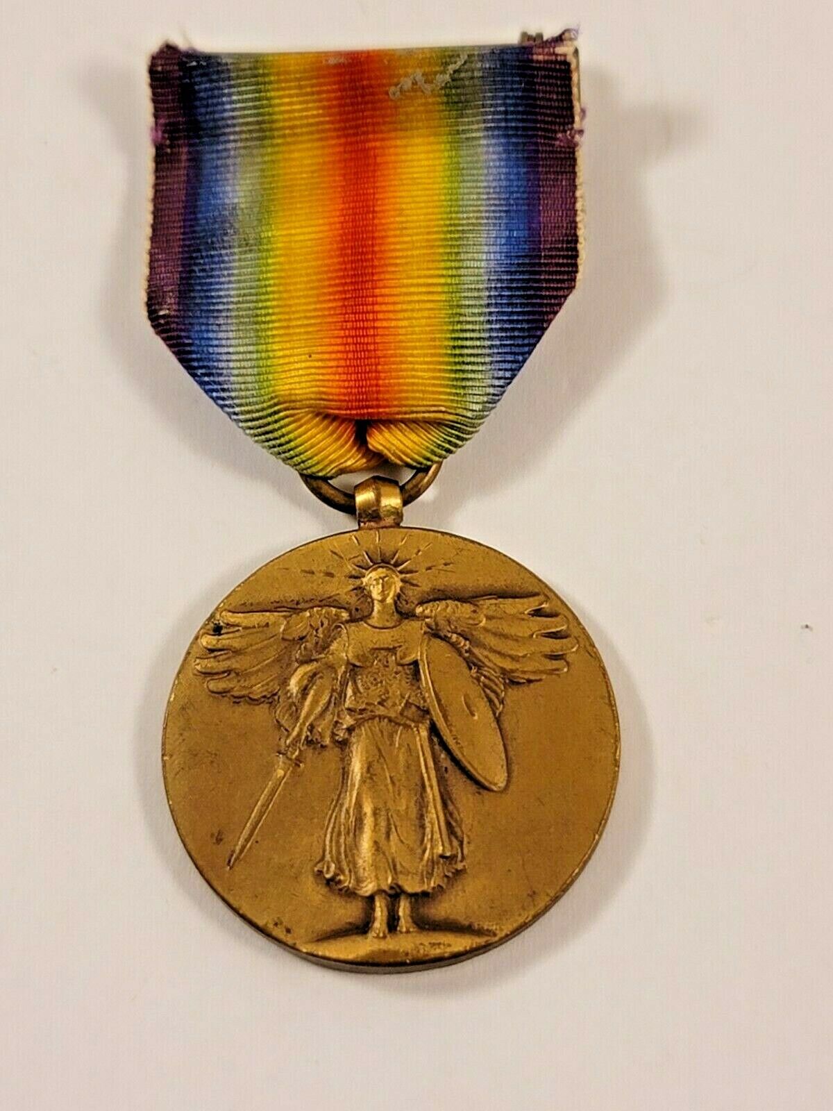 VINTAGE WWI UNITED STATES MILITARY VICTORY MEDAL