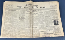 1930 Belvidere NJ Newspaper PAGE People Events Hotel Motorists 1930s New Jersey picture