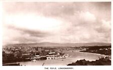 Londonderry, England, The Foyle, RPPC - Postcard (EEE) picture