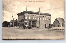 Postcard North Dakota Williston Odd Fellows Hall Charles E Morris Publisher Stre picture