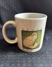 Cup by Warren Kimble, Amer. Folk Art Cat, Country Otagiri Japan, Pre-owned NICE picture