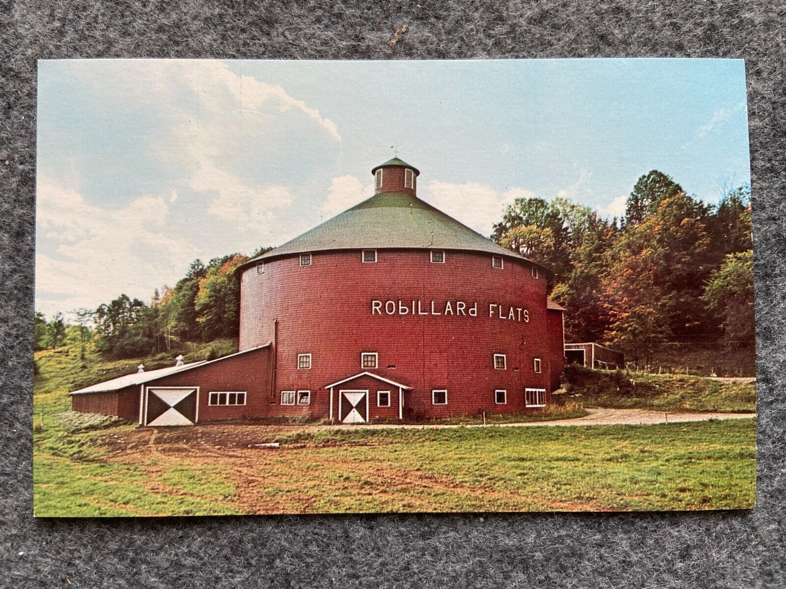 Round Barn, Irasburg, Vermont Vintage Postcard