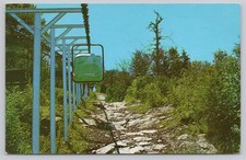 Tram at Mt. Snow West Dover Vermont Vintage Postcard Posted 1970 picture