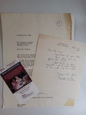Thornton Wilder Autographed Letter Signed JSA Certified Authentic -1 # picture