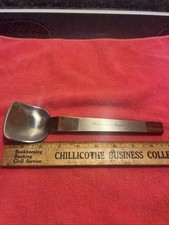 Vintage Ice Cream Spade Serving Spoon Stainless Steel Wood Handle Japan FREESHIP picture