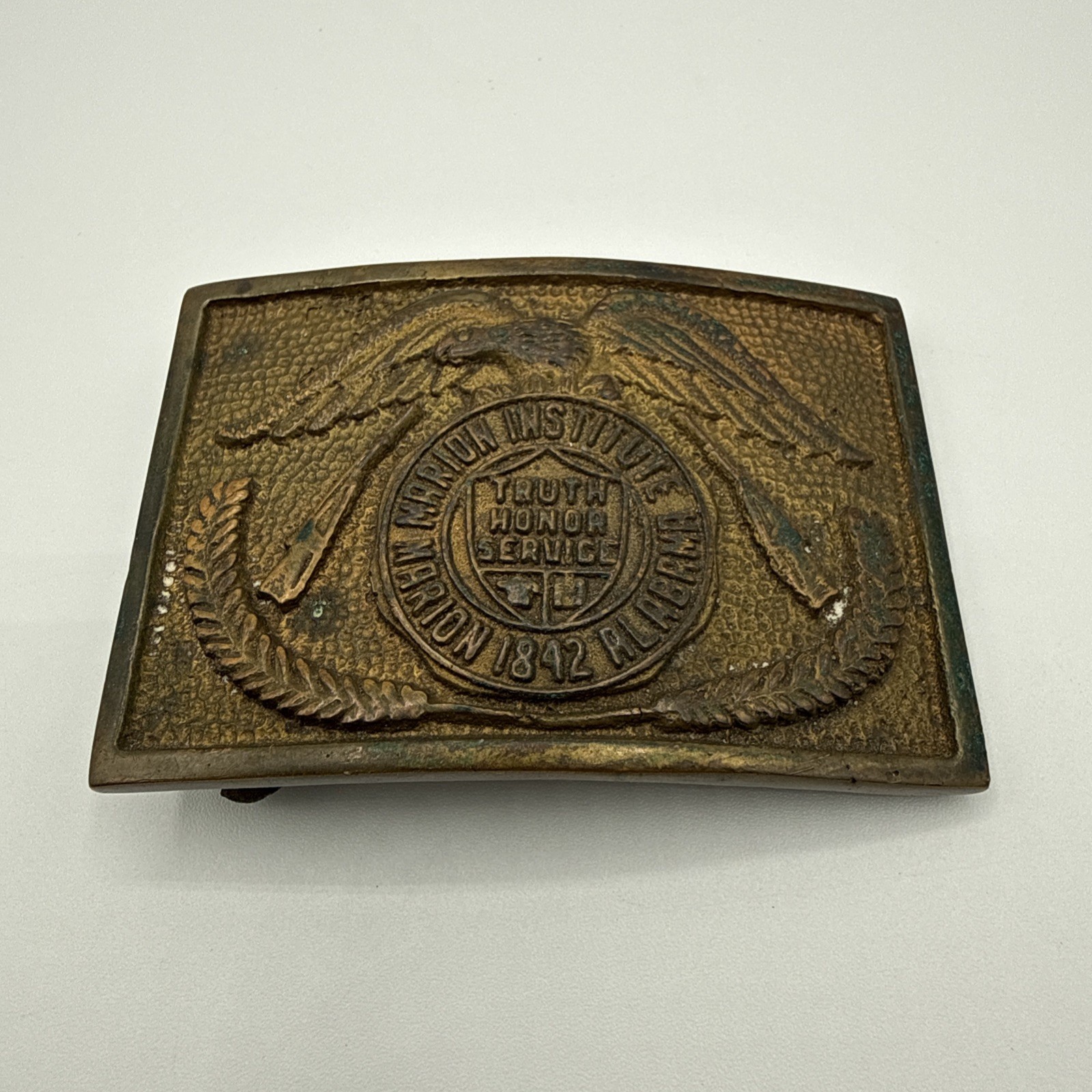 1920s-30s Marion Military Institute Belt Buckle Hamlin Greensboro NC MMI 1920s-30s Marion Military Institute Belt Buckle Hamlin Greensboro NC MMI