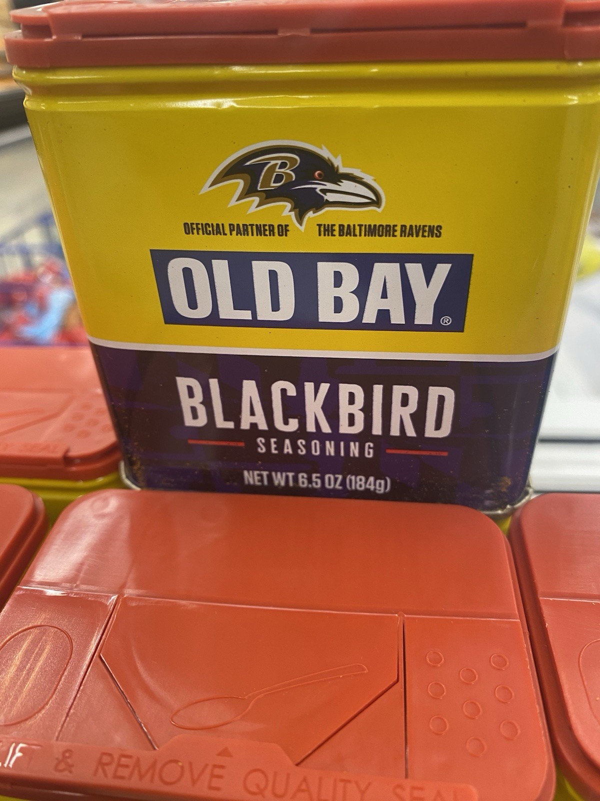 McCormick & Co. OLD BAY Blackbird Baltimore Ravens Seasoning 6.5 Oz. New McCormick & Co. OLD BAY Blackbird Baltimore Ravens Seasoning 6.5 Oz. New