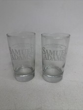 (2) Samuel Adams Boston Lager Beer Breweriana Tasting Sampler Glass Small Tester picture