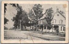 Shaftsbury, Vermont Postcard HOTEL LYONS Building / Street View 1910 Cancel picture