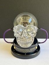 Hyde and EEK Electropathic Vessel LED Plasma Ball Skull Halloween Decoration picture