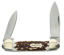 Uncle Henry 1135994 Next Gen Staglon LG Canoe Folding Knife 11UH picture