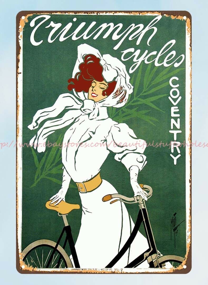 old house MISTI (Ferdinand MIFLIEZ) Cycles Coventry 1907 metal tin sign