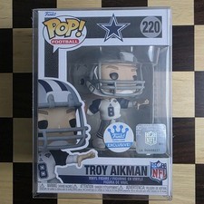 Funko Pop Football Troy Aikman #220 Cowboys NEW w/ Protector picture