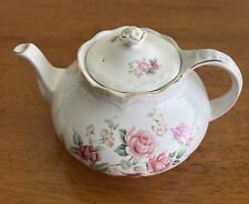 Vintage Crown Dorset Teapot Staffordshire England, Soft Pink Roses picture