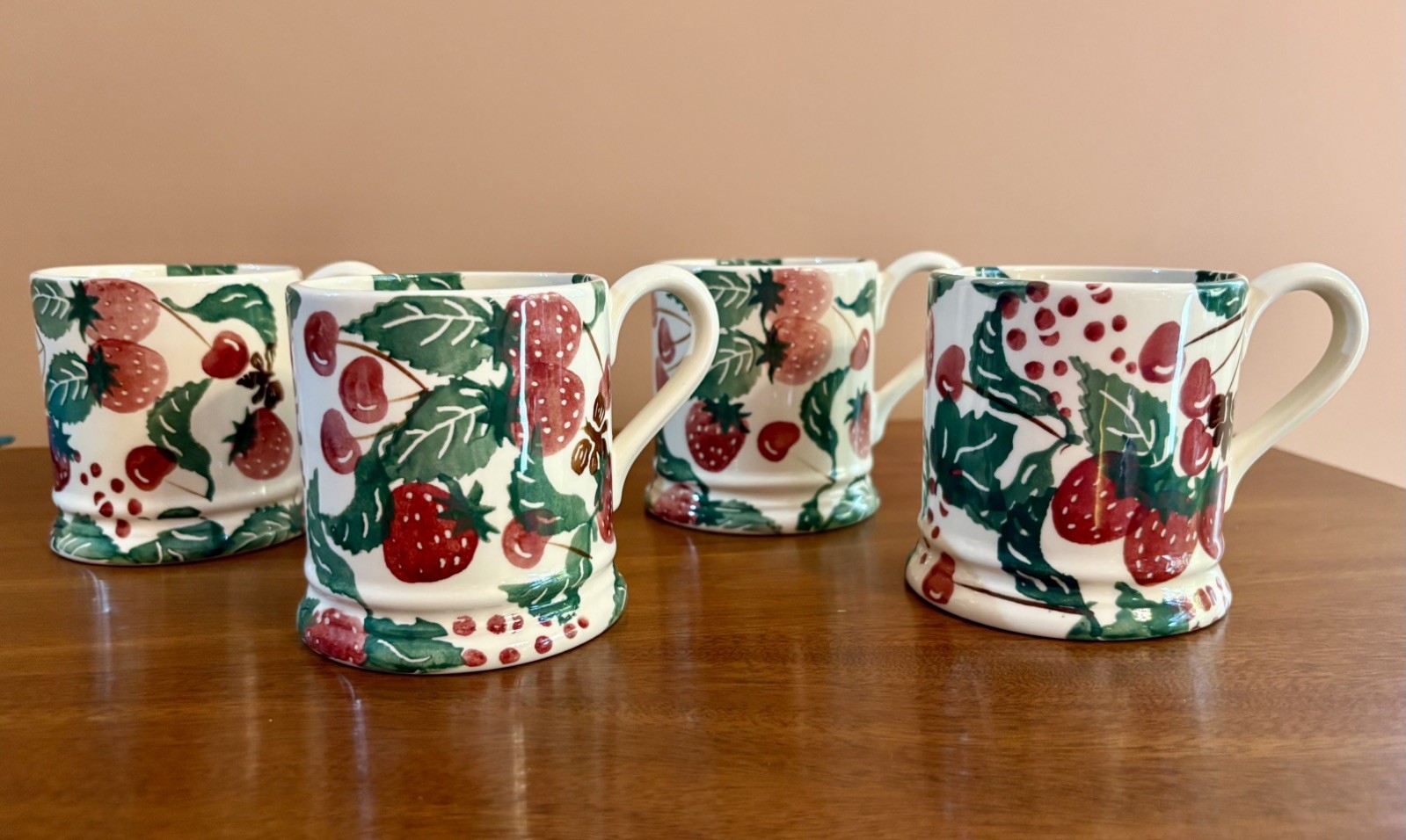 Rare VTG Early GTC Emma Bridgewater Sponge Ware Mug Summer Fruits c1990's - MINT Rare VTG Early GTC Emma Bridgewater Sponge Ware Mug Summer Fruits c1990's - MINT