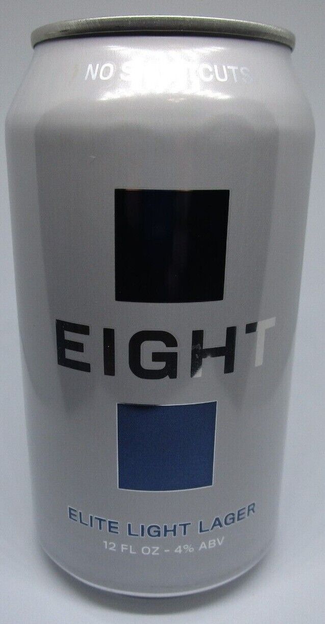 Eight (Troy Aikman) Elite Light Lager 12 oz Empty Beer Can Dallas Cowboys Texas