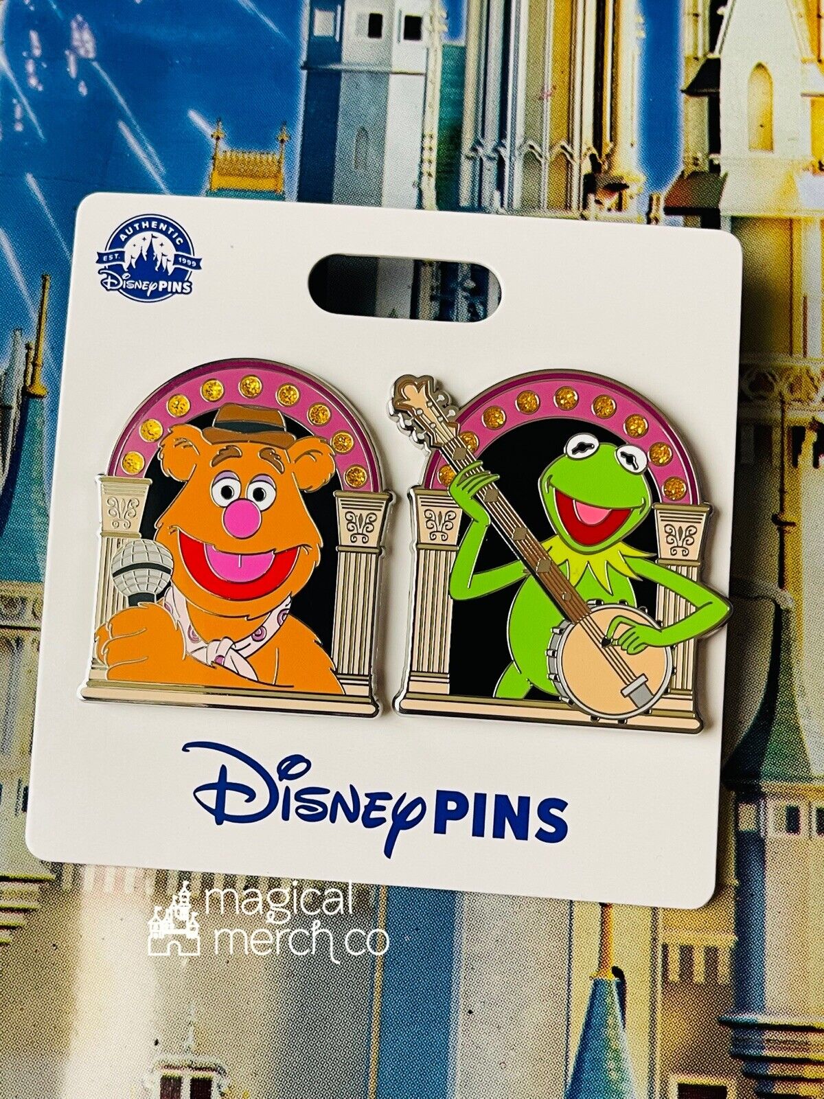 2023 Disney Parks The Muppets Kermit & Fozzie Bear 2 Pin Set