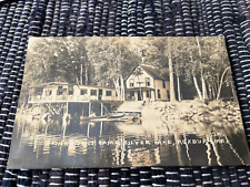Silver Lake Roxbury ME Pine Point Camp real photo postcard 2 picture