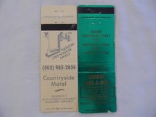 Shelburne Vermont hospitality f&b low # matchbooks picture