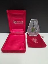 Waterford Crystal 1991 Ornament 12 Days of Christmas 8 MAIDS A MILKING Bag Box picture