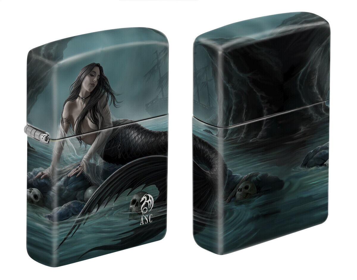Zippo 4846, Anne Stokes-Mermaid, 540 Color Process Lighter, NEW