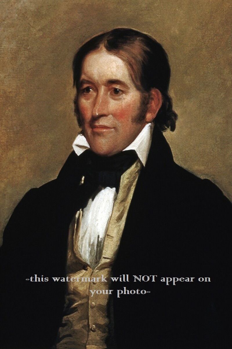 Parashed Davy Crockett PHOTO Wild West Texas Hero Perished at the Battle of the ...