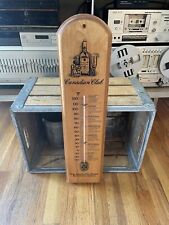 Vintage Hiram Walker Canadian Club Whiskey Thermometer Sign Display 24” X 6” picture