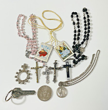 Italian St. Anthony Pray Key,  Rosaries, Mary Grotto Necklace, St Anne deBeaupre picture