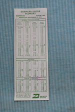 Burlington Northern Pocket Timetable - Downers Grove - Belmont - Nov 5, 1972 picture