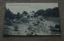 Marshfield Hills MA Postcard Old Stackhouse Pond Farm Home Massachusetts Mass picture