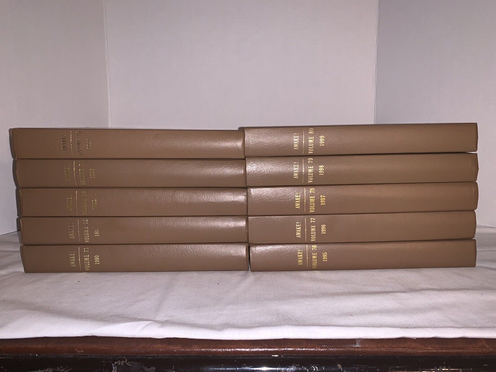 Jehovah’s Witnesses Bound Volumes Awake Magazines Books 1990-1999 