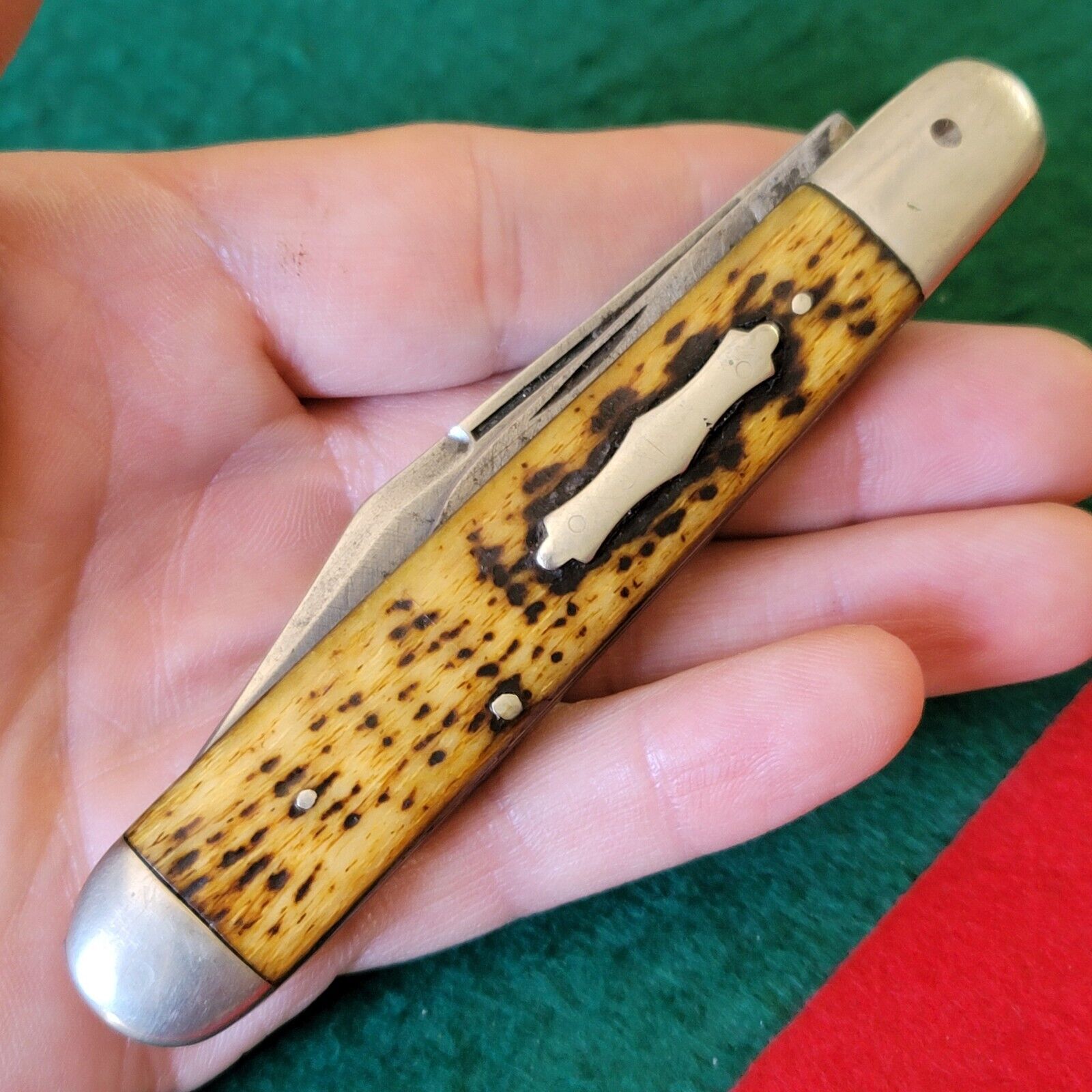 Old Vintage Antique Walden Knife Co New York Jumbo English Jack Pocket ...