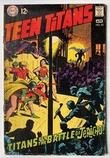 Teen Titans #20 • Silver Age Battle of Jericho Neal Adams Art (DC 1969) picture
