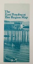 Vintage Travel Brochure - The East Penobscot Bay Region Map, Maine picture