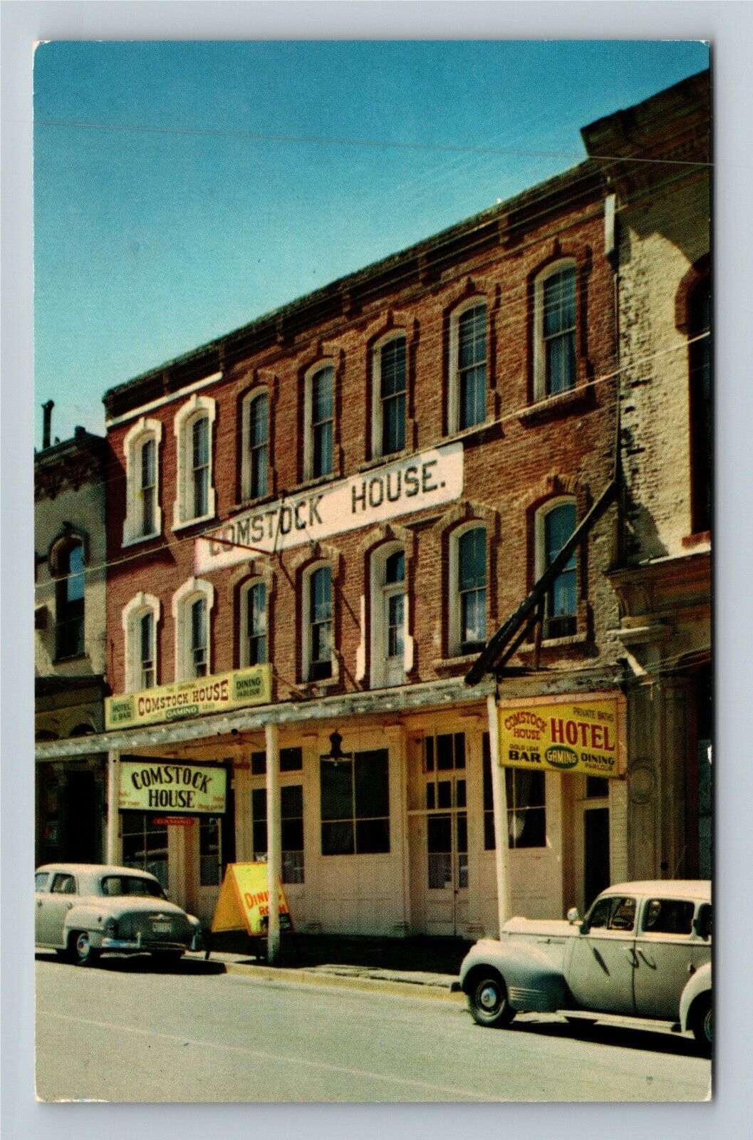 Virginia City NV-Nevada, The Comstock House Hotel, Vintage Postcard