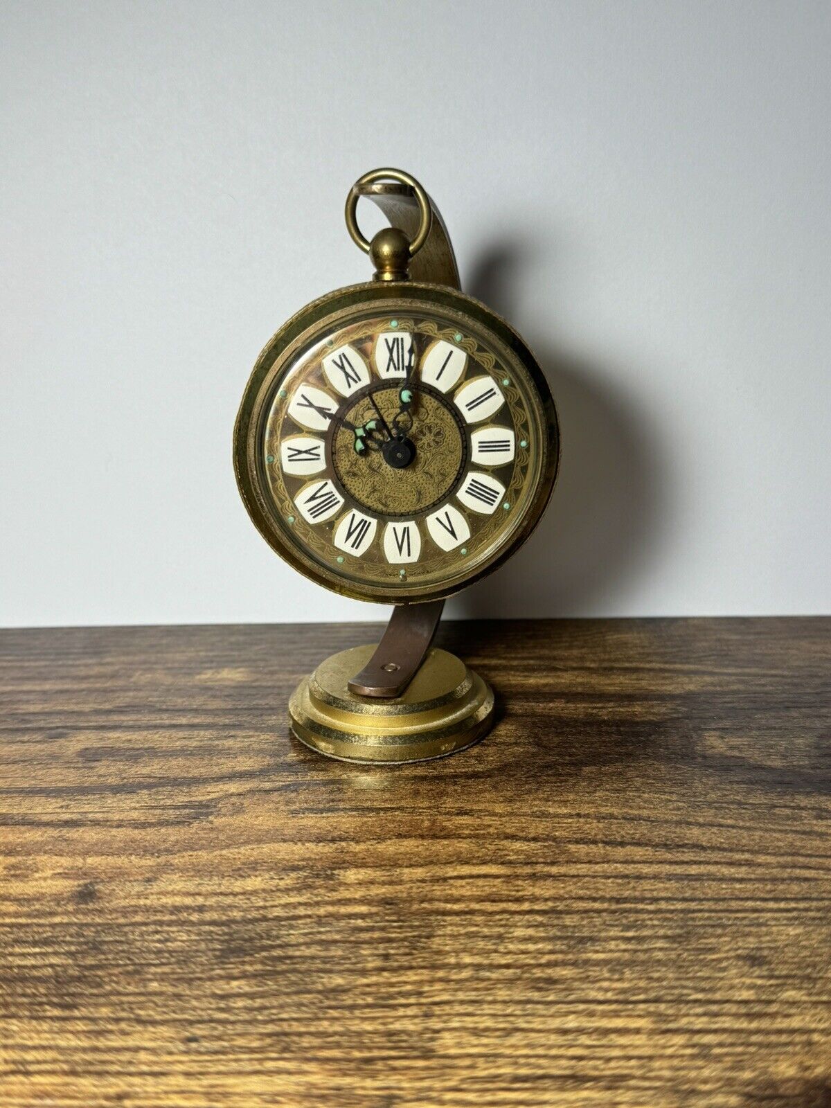 VINTAGE Blessing Hanging Alarm Clock, Made In West Germany, Collectible, Antique