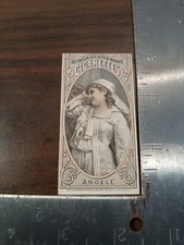 Antique 1890 BETWEEN THE ACTS & Bravo CIGARETTES Card THOS. H. Hall Angele (P10) picture
