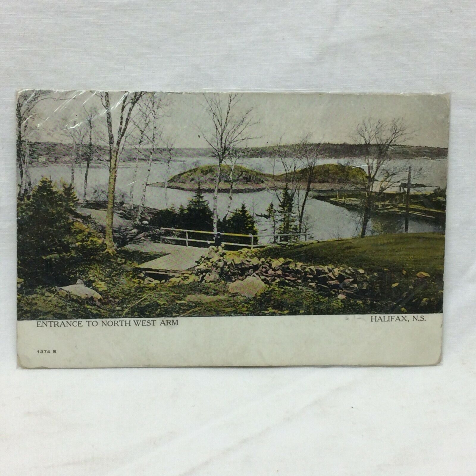 Vintage Postcard Northwest Arm Entrance Halifax N. S. Nova Scotia Scene Canada